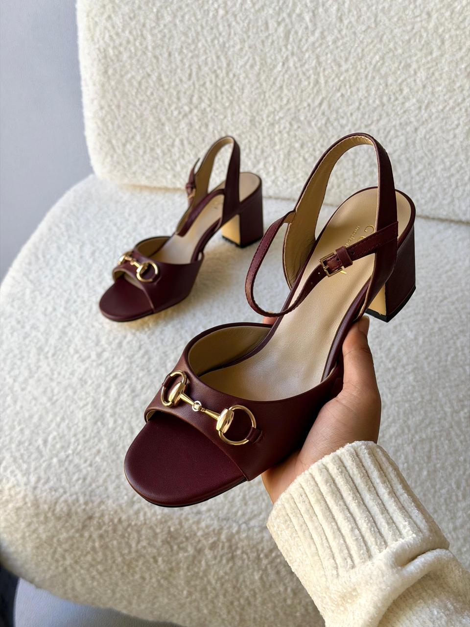 GUCCI BLOCK HEELS