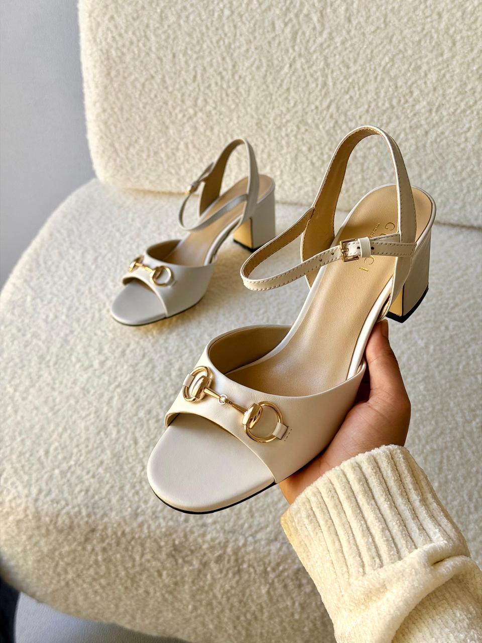 GUCCI BLOCK HEELS