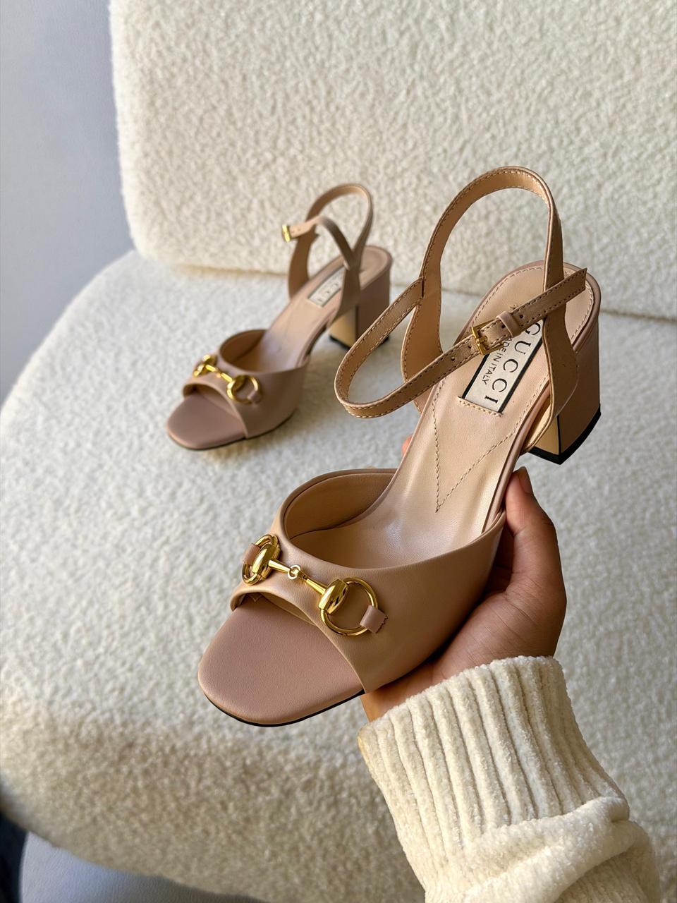 GUCCI BLOCK HEELS