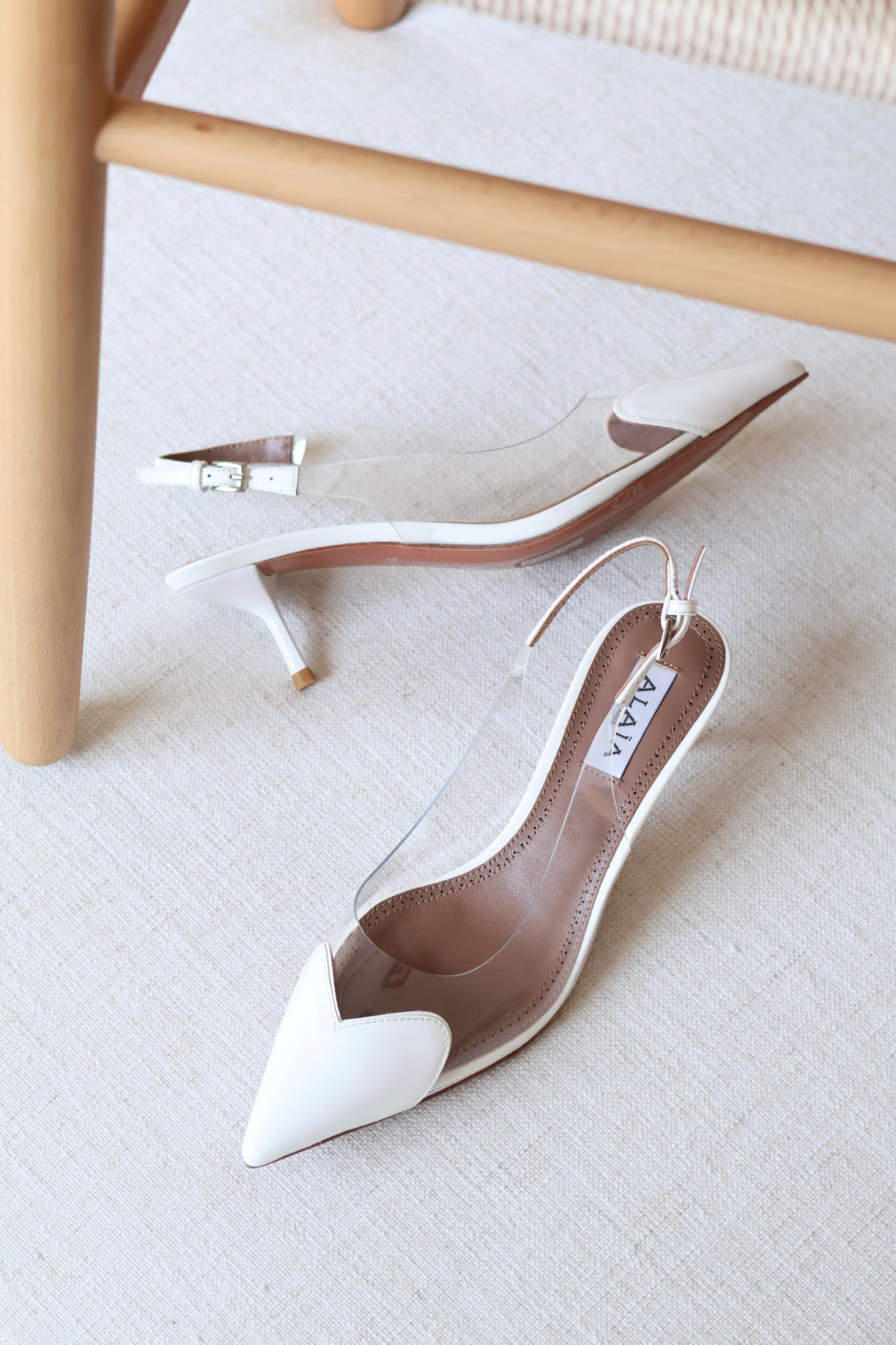 ALAIA LE COEUR 90 SLINGBACK PUMP