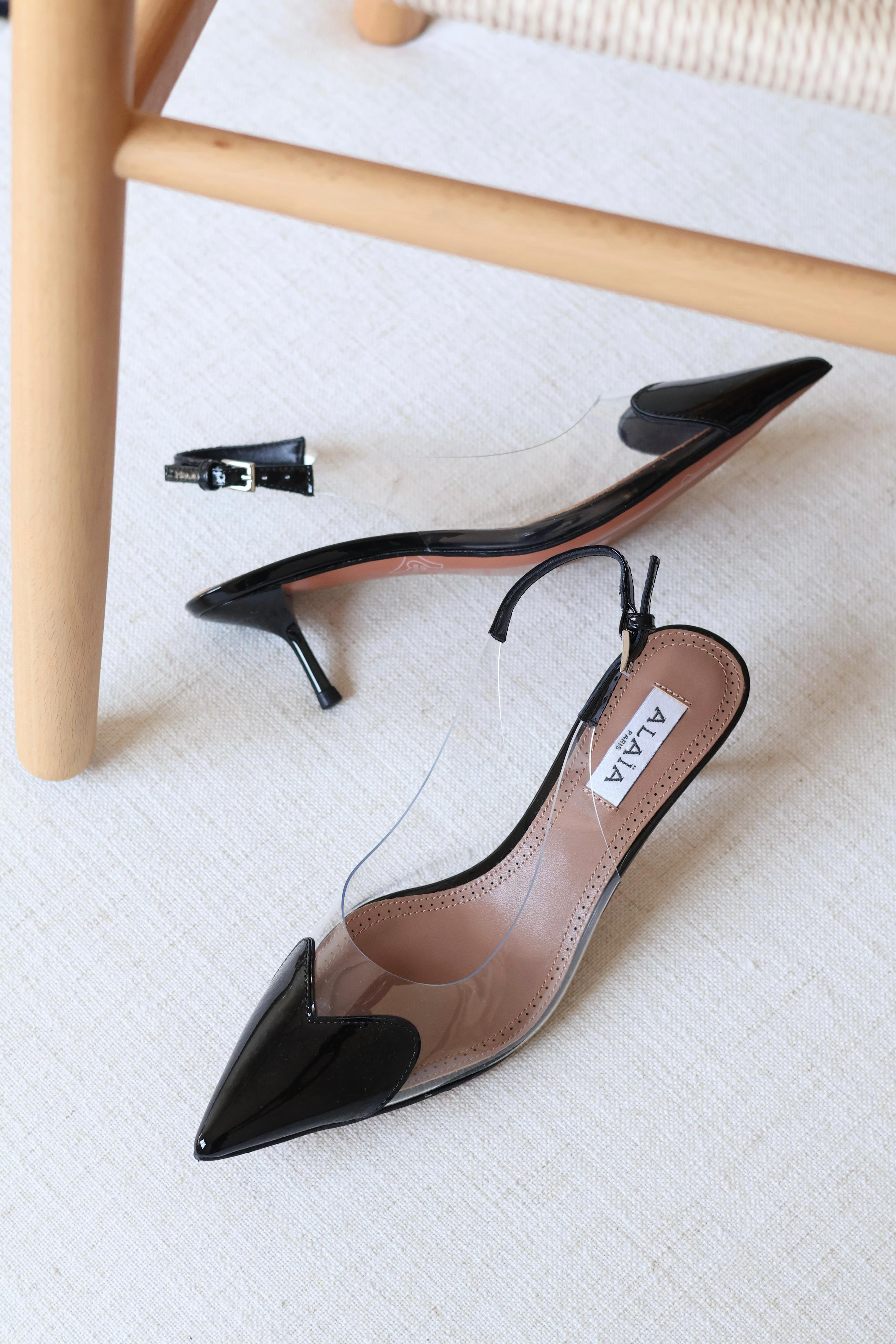 ALAIA LE COEUR 90 SLINGBACK PUMP