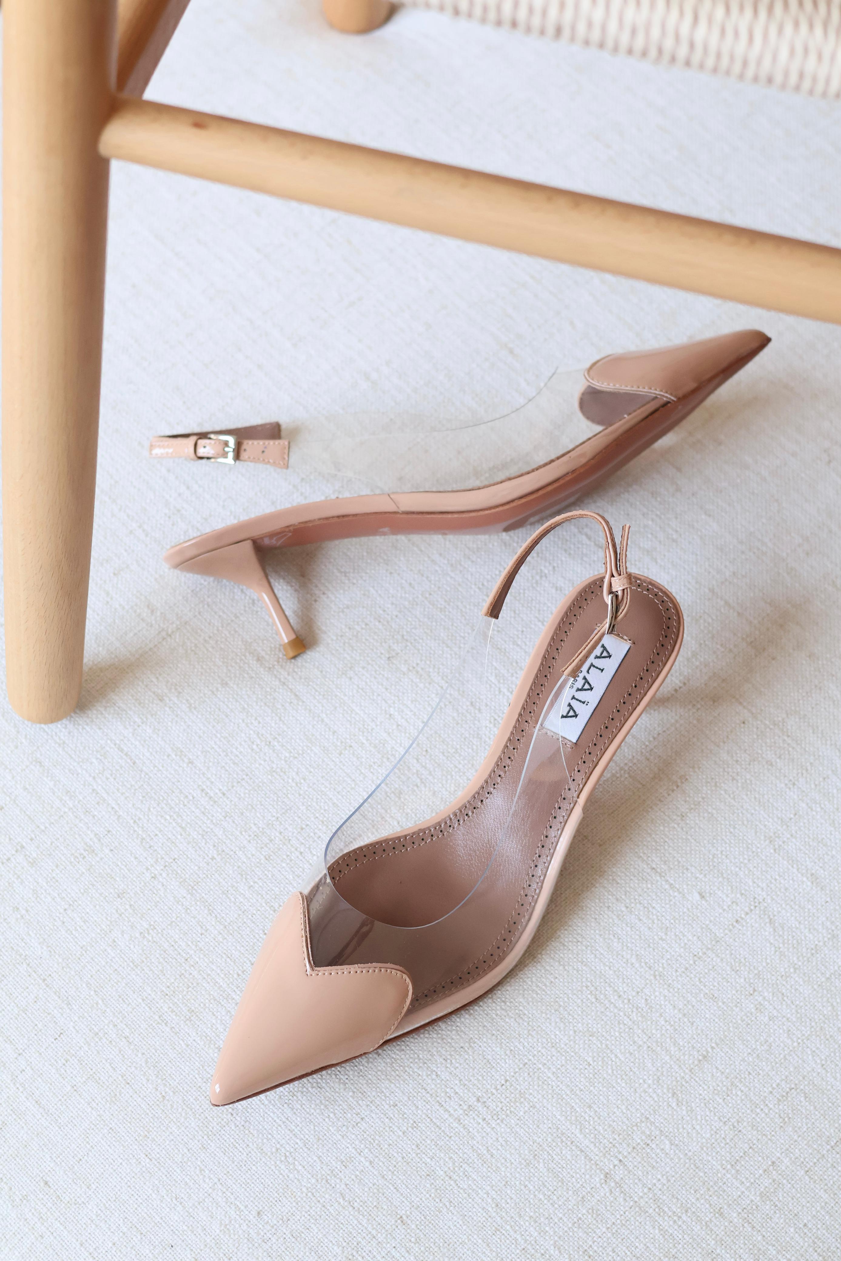 ALAIA LE COEUR 90 SLINGBACK PUMP