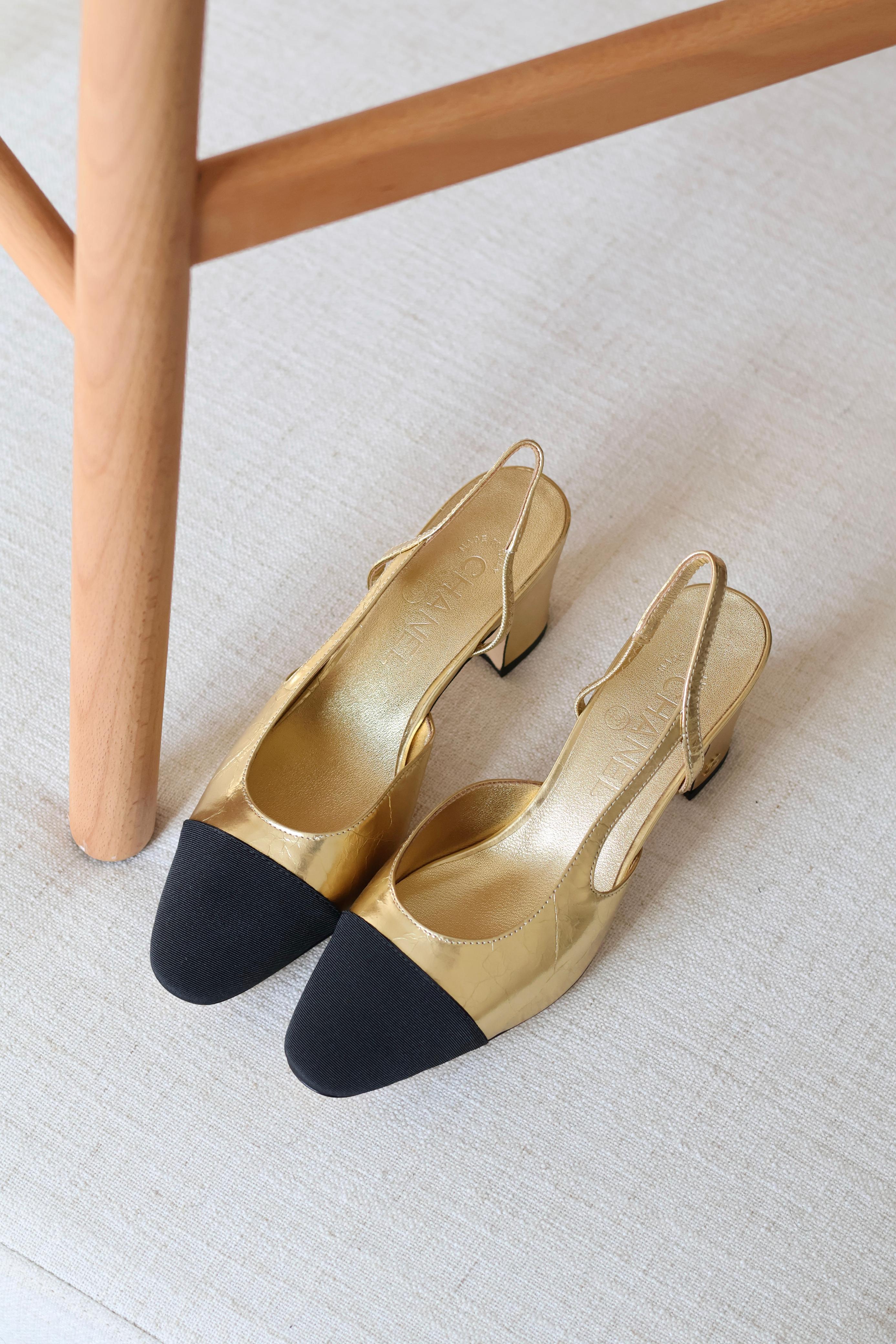 CHANEL BLOCK-HEEL SANDAL