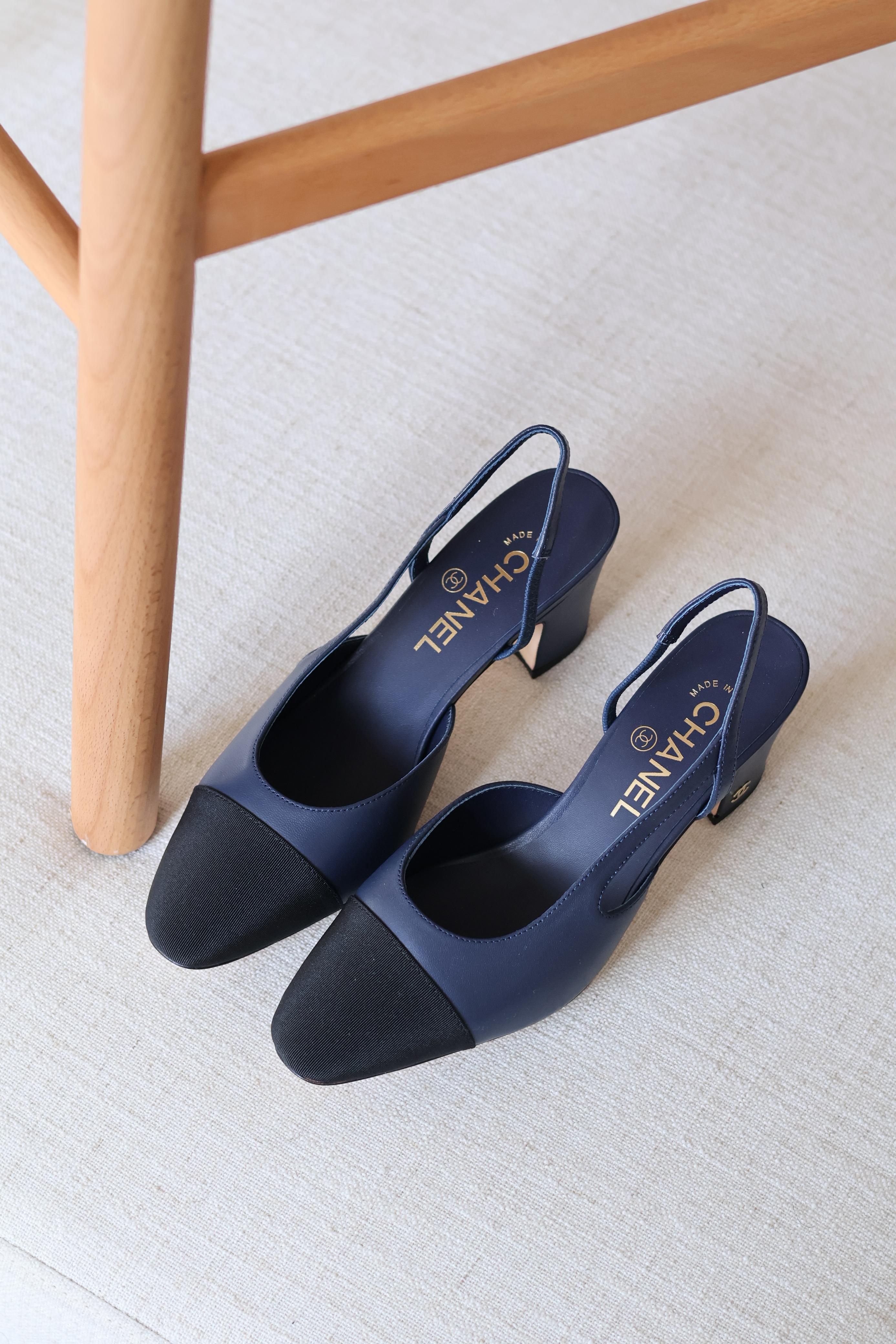 CHANEL BLOCK-HEEL SANDAL