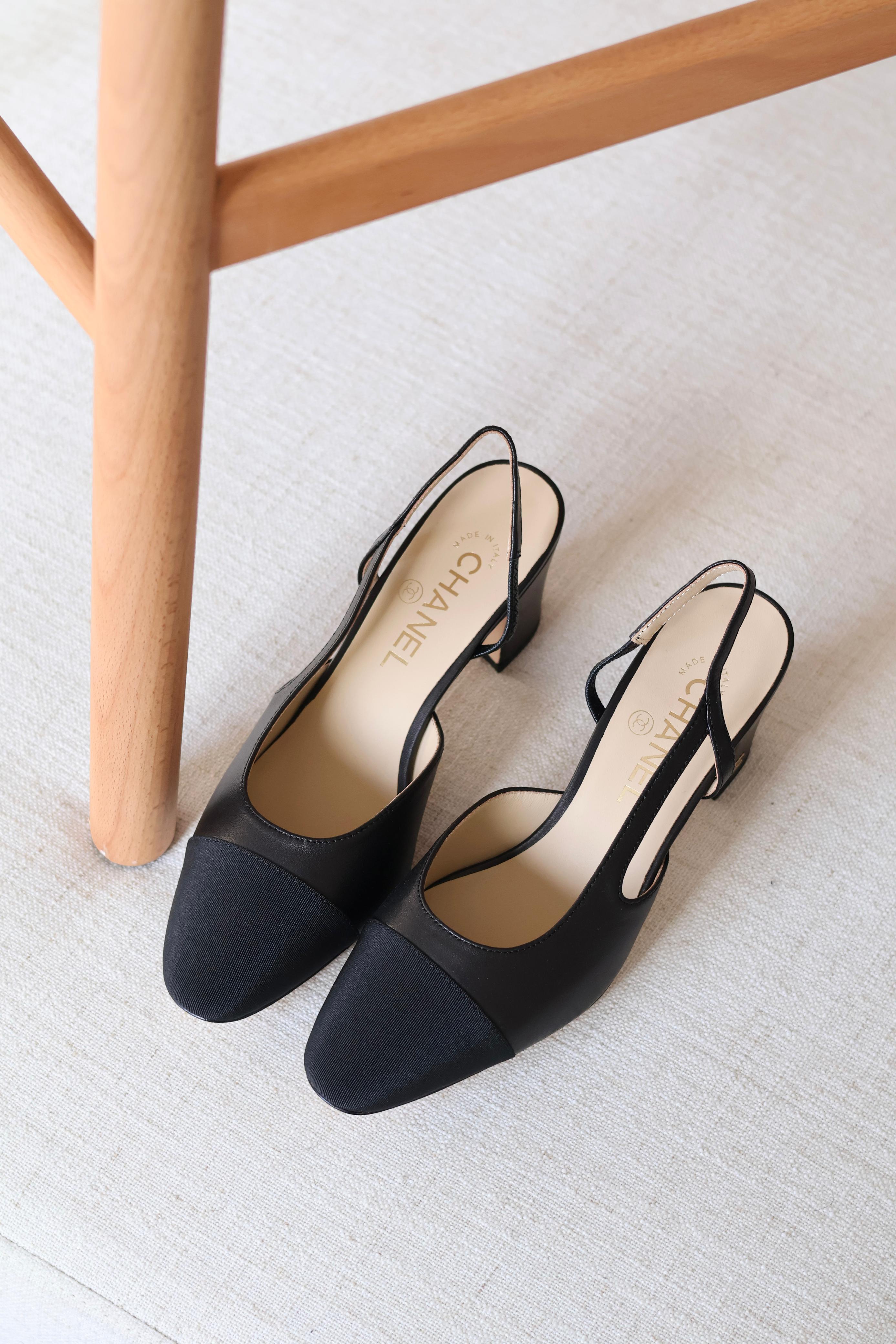 CHANEL BLOCK-HEEL SANDAL