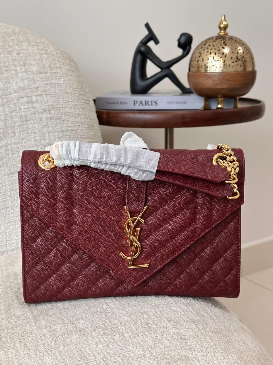 SAINT LAURENT ENVELOPE SATCHEL