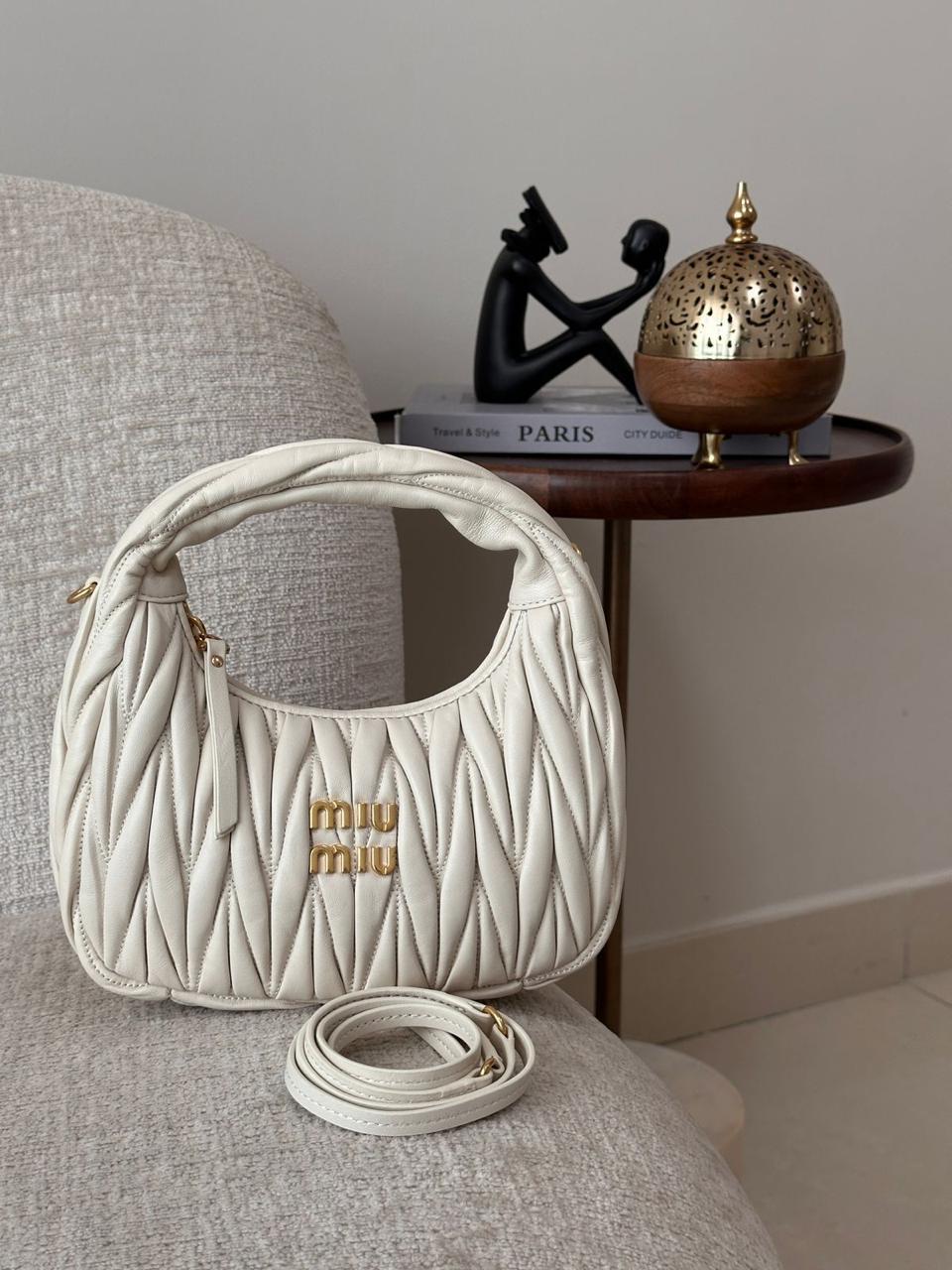 MIU MIU WANDER MATELASSÉ HANDBAG