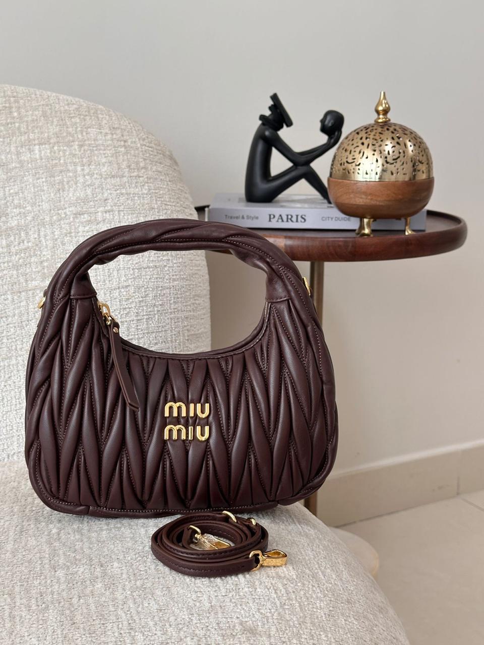 MIU MIU WANDER MATELASSÉ HANDBAG